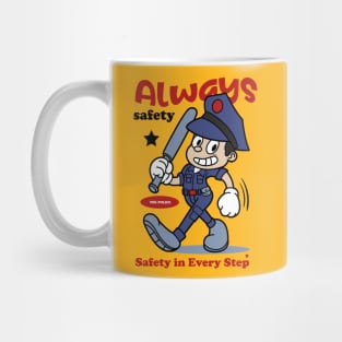 Cartoon Police Officer Mug